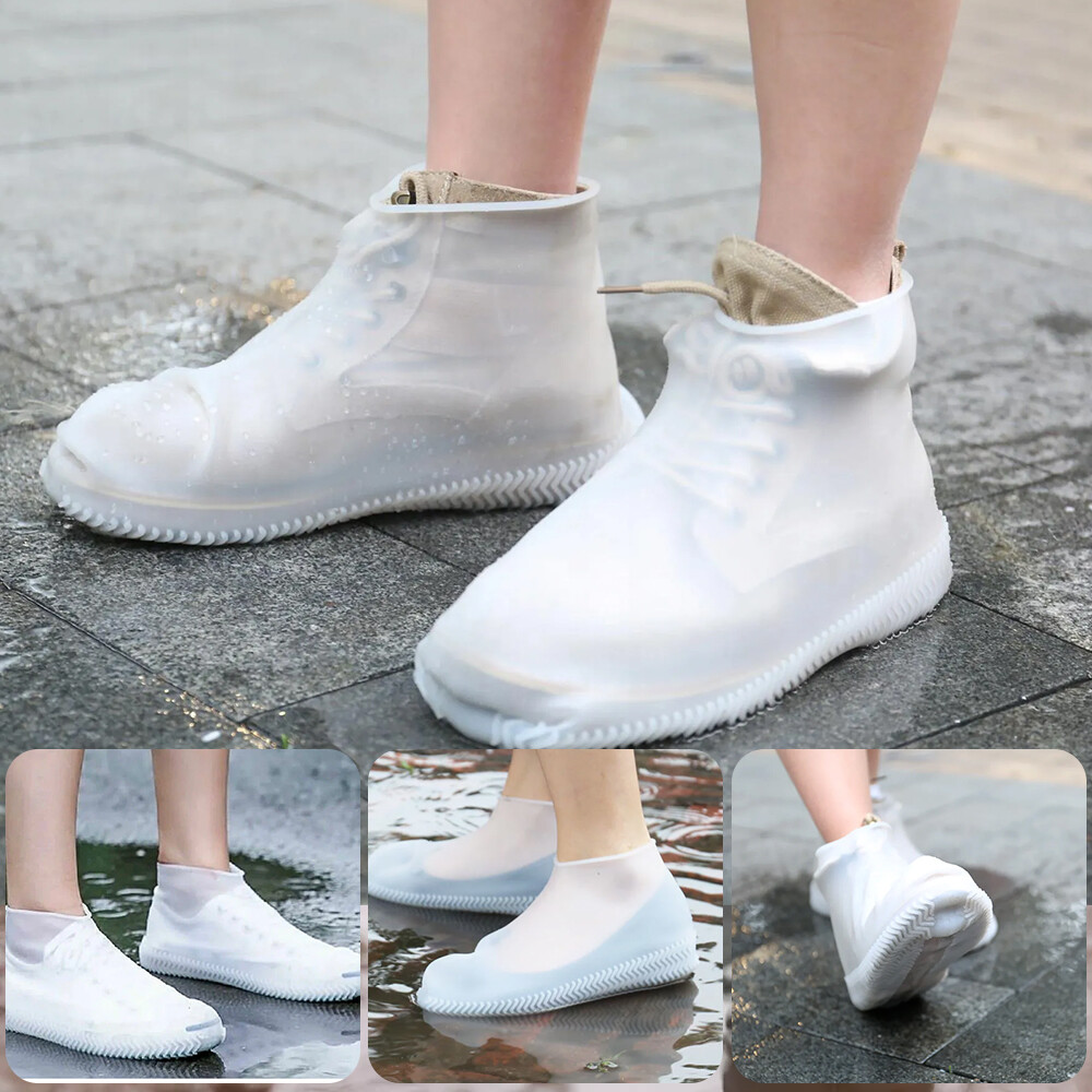 Anti-Slip Silicone Rain Shoe Covers Reusable Waterproof Shoes Cover Protector US