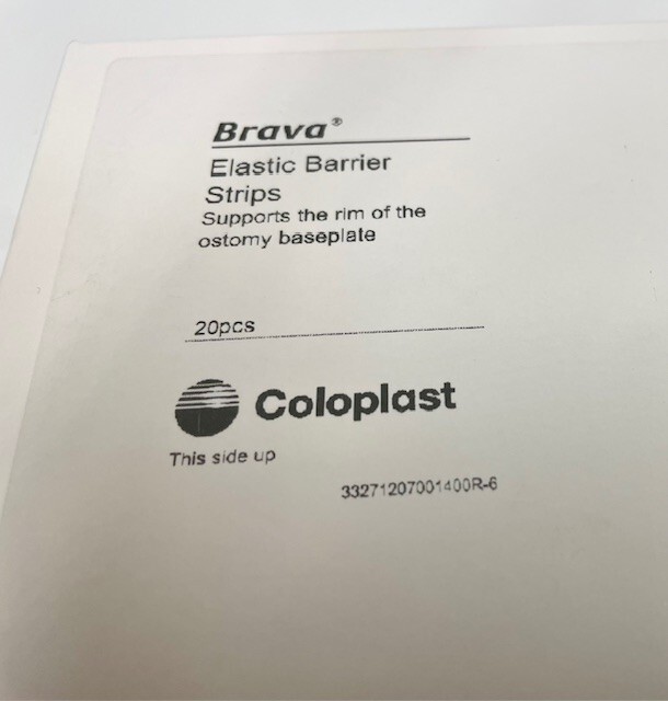 Coloplast Brava 120700 Elastic Barrier Strips - 20 Pieces Beige, IN BOX!, 2028