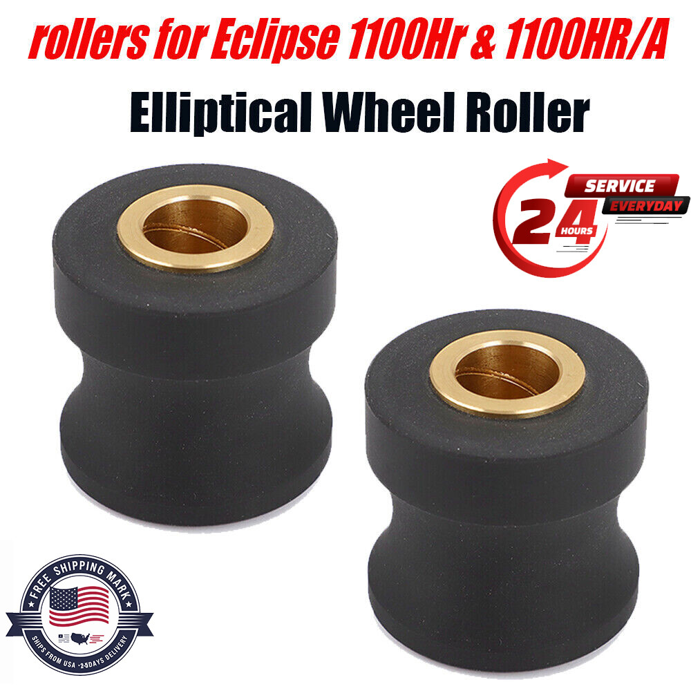 Pair Roller Wheels For Eclipse 1100HR/A Elliptical Exercise Machine 1100h