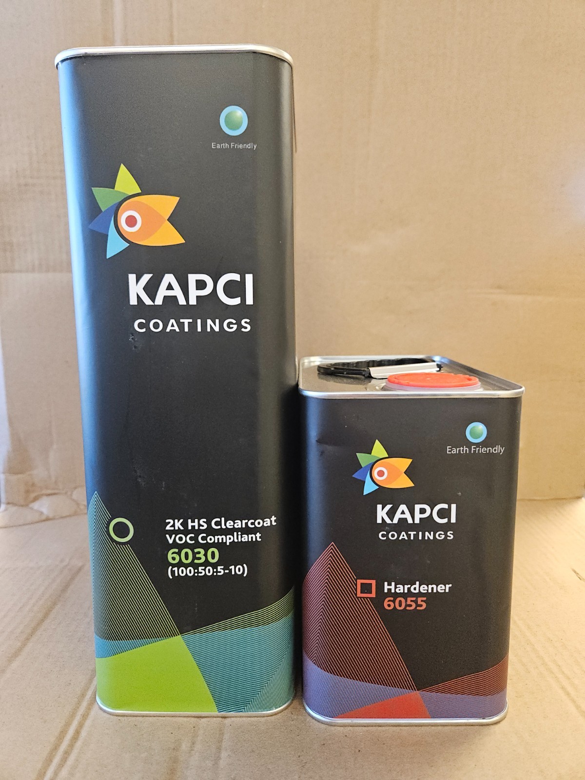 KAPCI CLEAR COAT 6030 NEW STOCK LOW VOC COMPLIANT 5L + 2.5 HARDENER MEDIUM