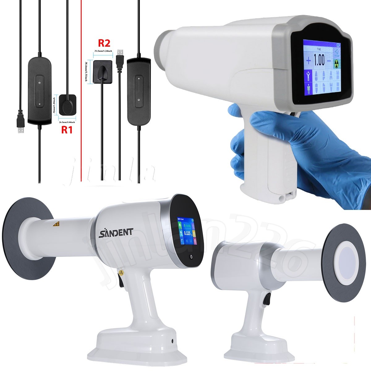 Dental X Portable Ray Digital Machine Rayos 、 Shield /Digital Sensor Size 1/2