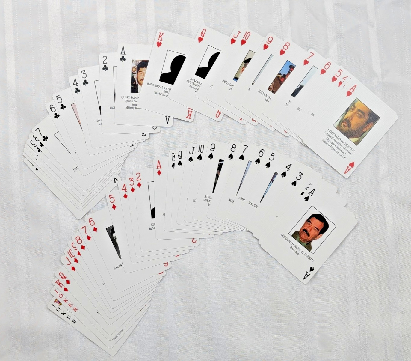 2003 Iraqi Most Wanted Playing Cards Military Iraq - Sealed! New!