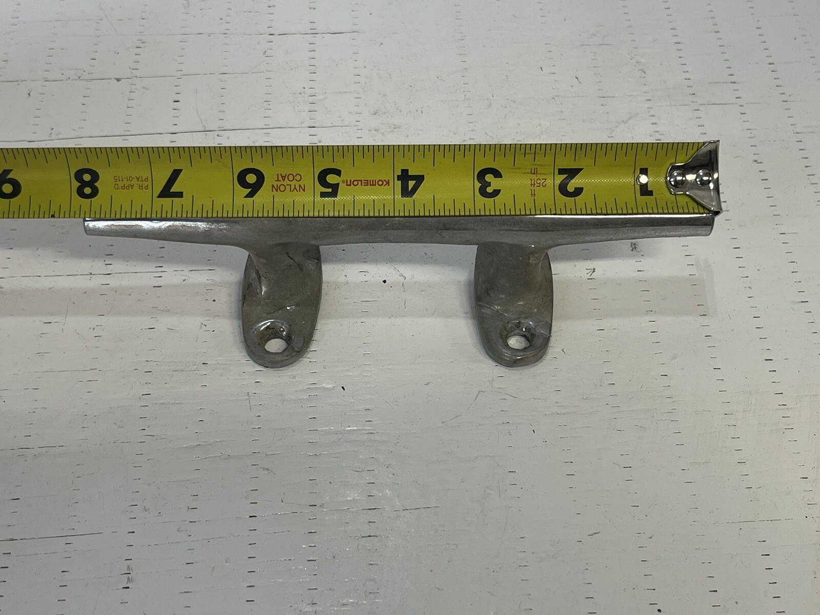 Chromed Brass Boat Cleat Herreshoff Cleat 8” Long