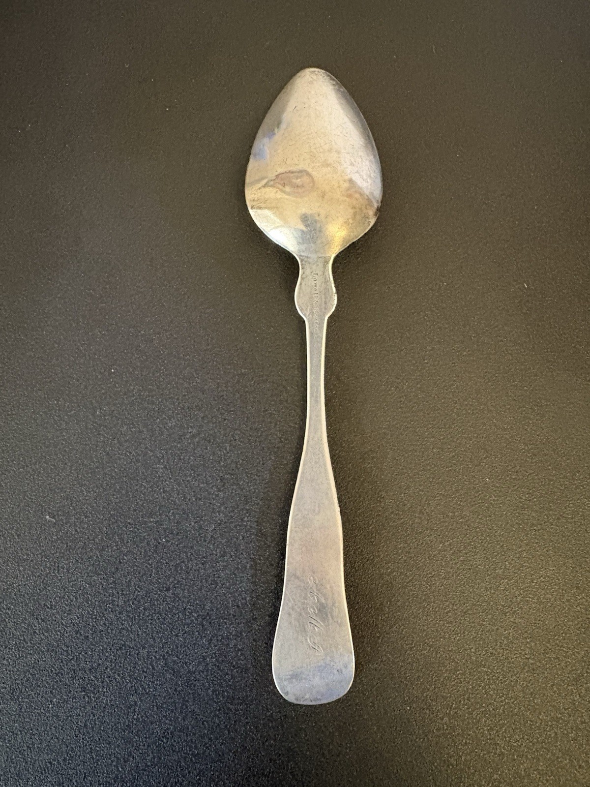 Lowell & Senter Coin Silver teaspoon Portland Maine