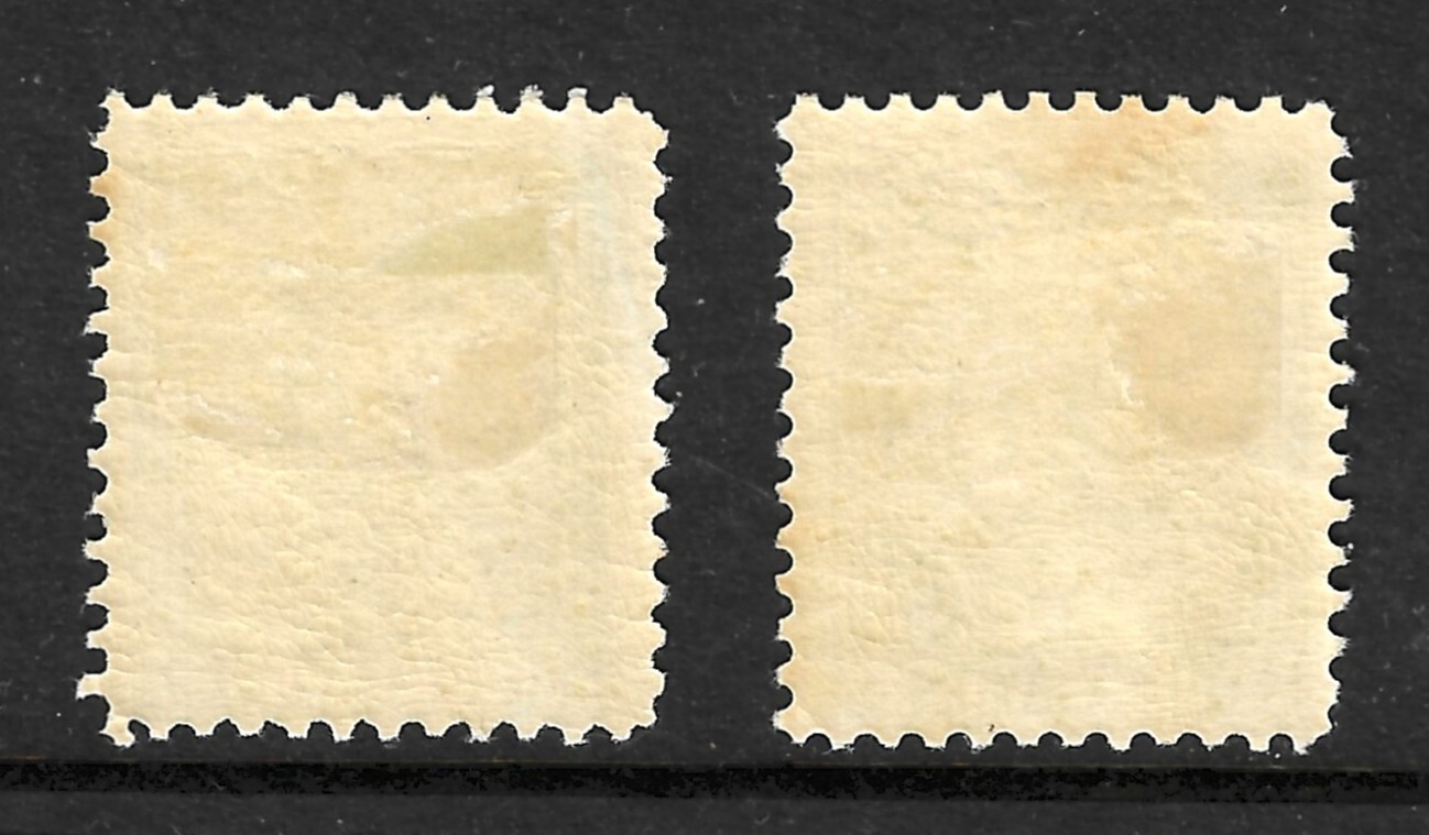 Paraguay Scott J3-J4 Postage Dues F/VF Mint Hinged Issued 1904.