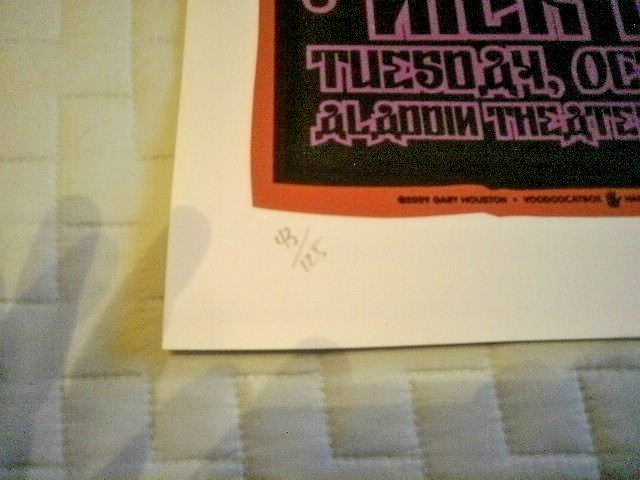 Tower Records Aimee Mann/Nick Lowe Concert Poster 2009 Limited