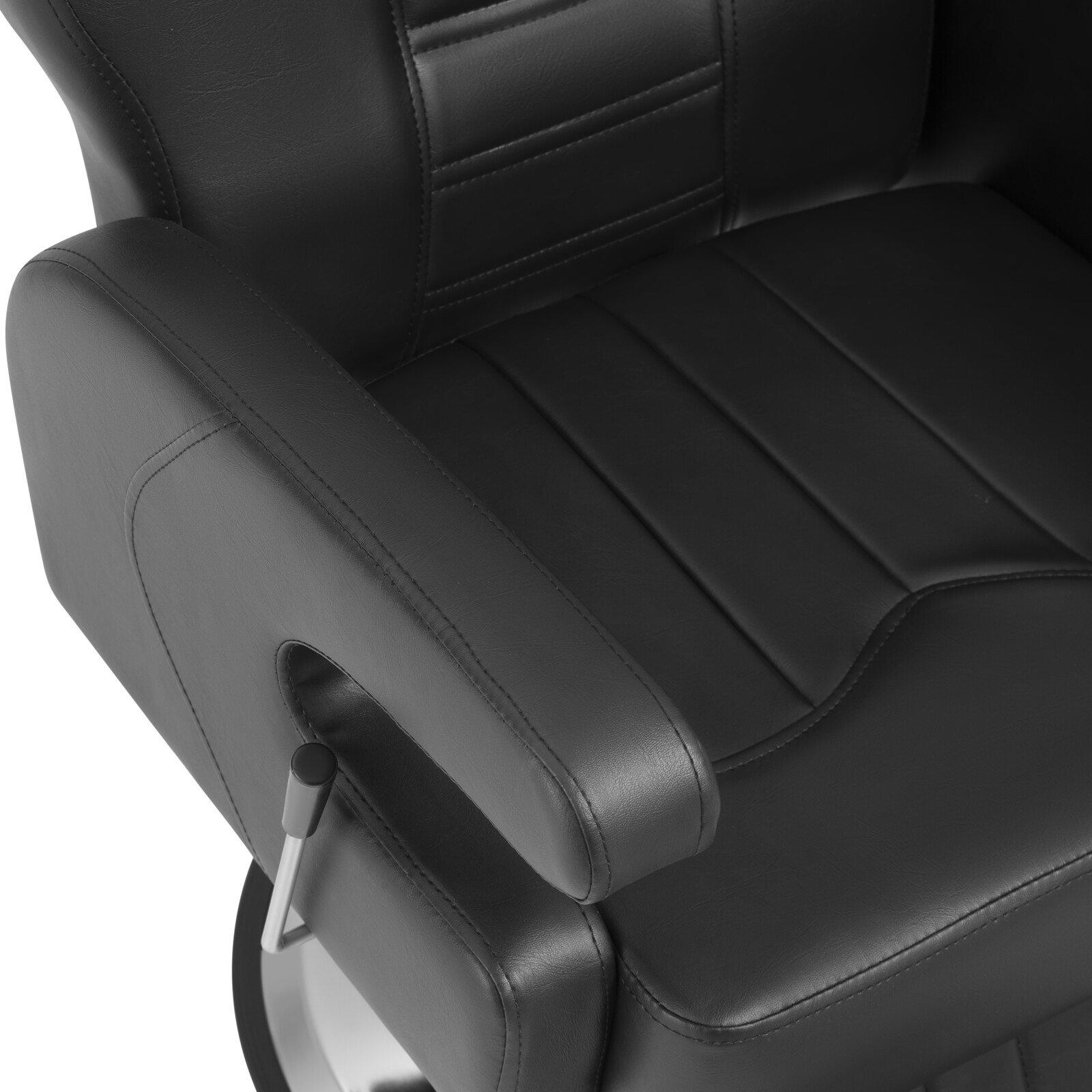 Black All Purpose Heavy Duty Recline Barber Chair Hydraulic Salon Beauty Stylist