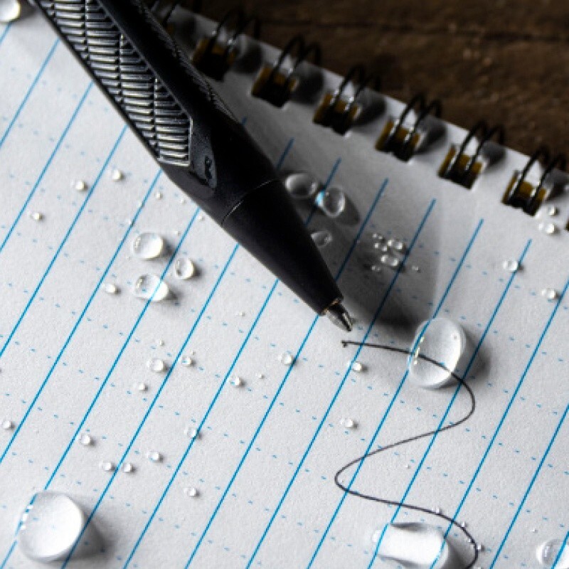 Rite In The Rain Mini Bolt-Action Pen Black Writes In Extreme Conditions USA