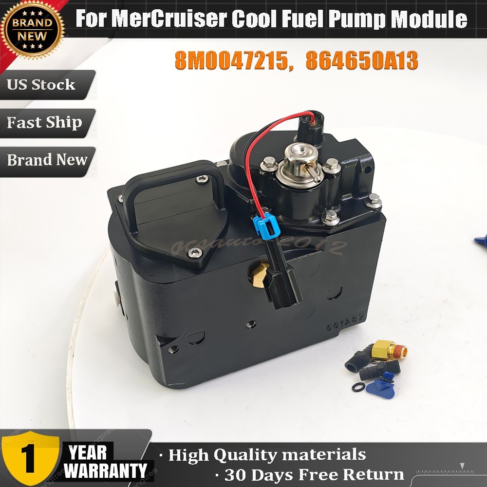 New For Mercruiser 8M0047215 Cool Fuel Pump Module Kit Complete 864650A13