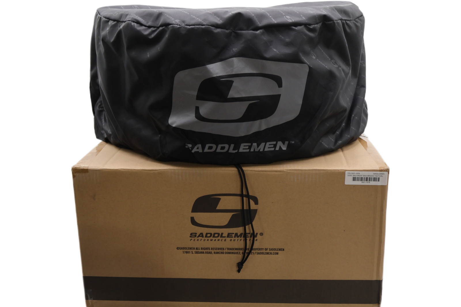NEW SADDLEMEN TACTICAL BR2200 BACKREST BAG FITS HARLEY-DAVIDSON TOURING