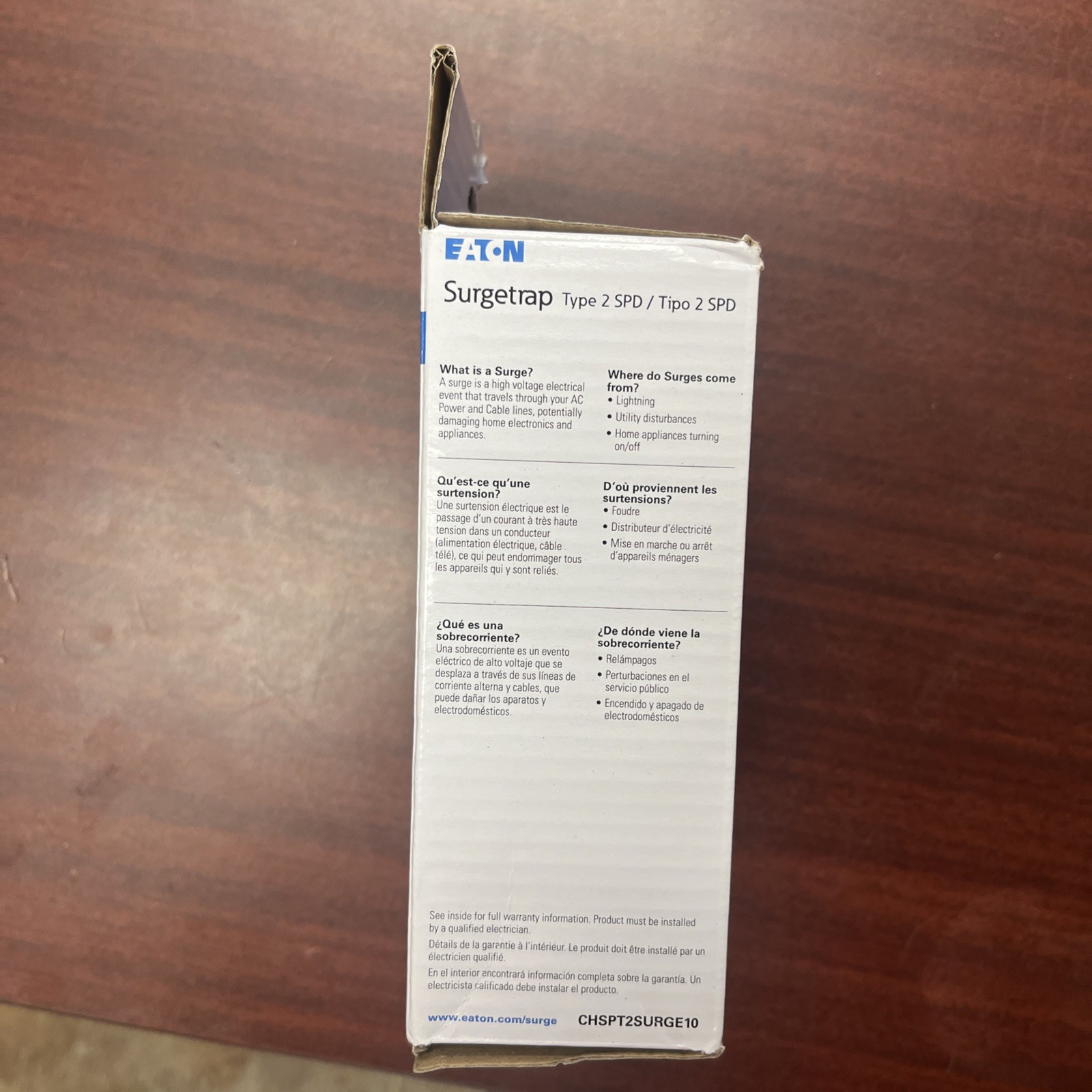 Eaton CHSPT2SURGE10 Complete Home Surge Protection - 60,000 AMPS