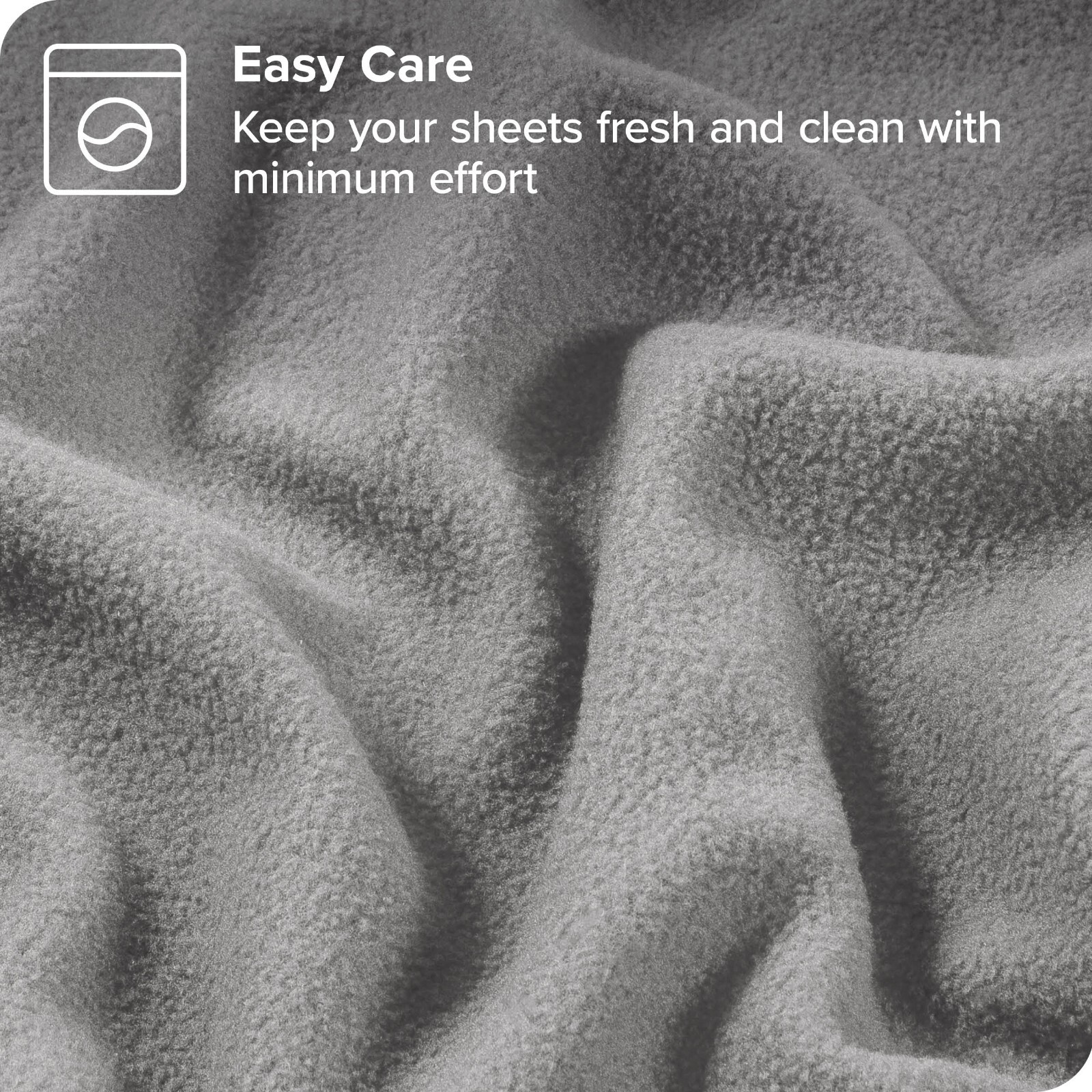 Super Soft Fleece Sheet Set - Deep Pocket, Cozy All-Season from Bare Home