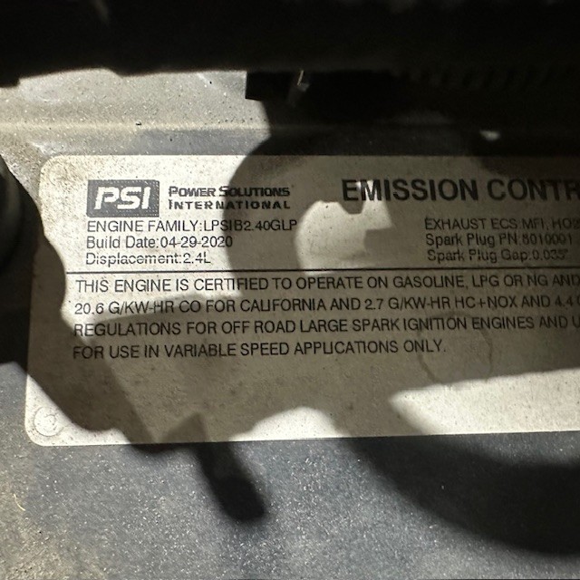 2020 Yale GLP060VX 6000lb Used Forklift Sideshift Fork Positioner 4543 Hours