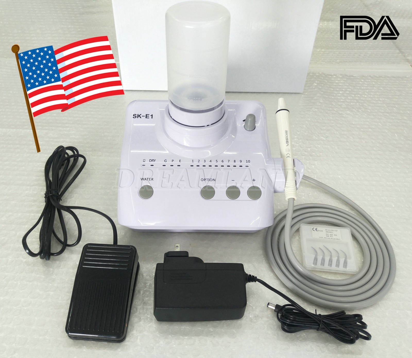 For Cavitron Dental Portable Ultrasonic Piezo Scaler 2*Bottles fit EMS Handpiece
