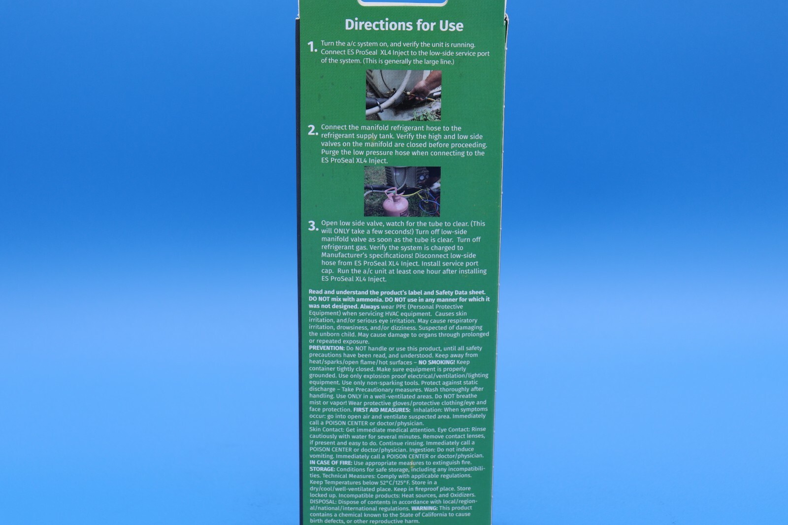 Enviro-Safe Direct Inject Sealer, Proseal XL4 1.5-5 ton, R410, R22, R134a