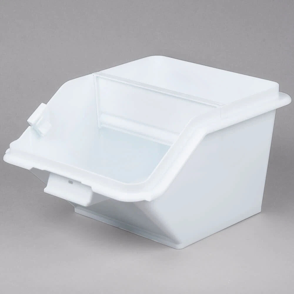 Rubbermaid 2.6 Gallon Small Shelf Ingredient Bin with 1/2 Cup Measuring Scoop