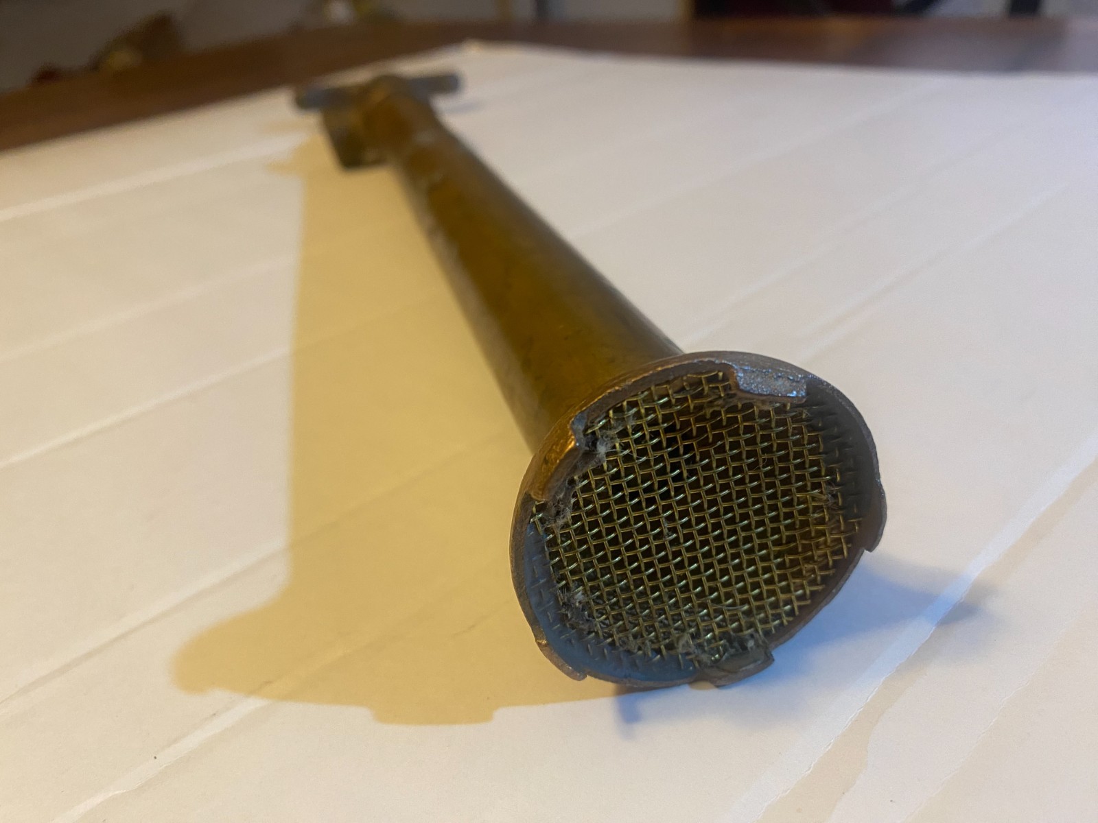 Vintage Maritime Antique Brass and Copper Hand Bilge Pump