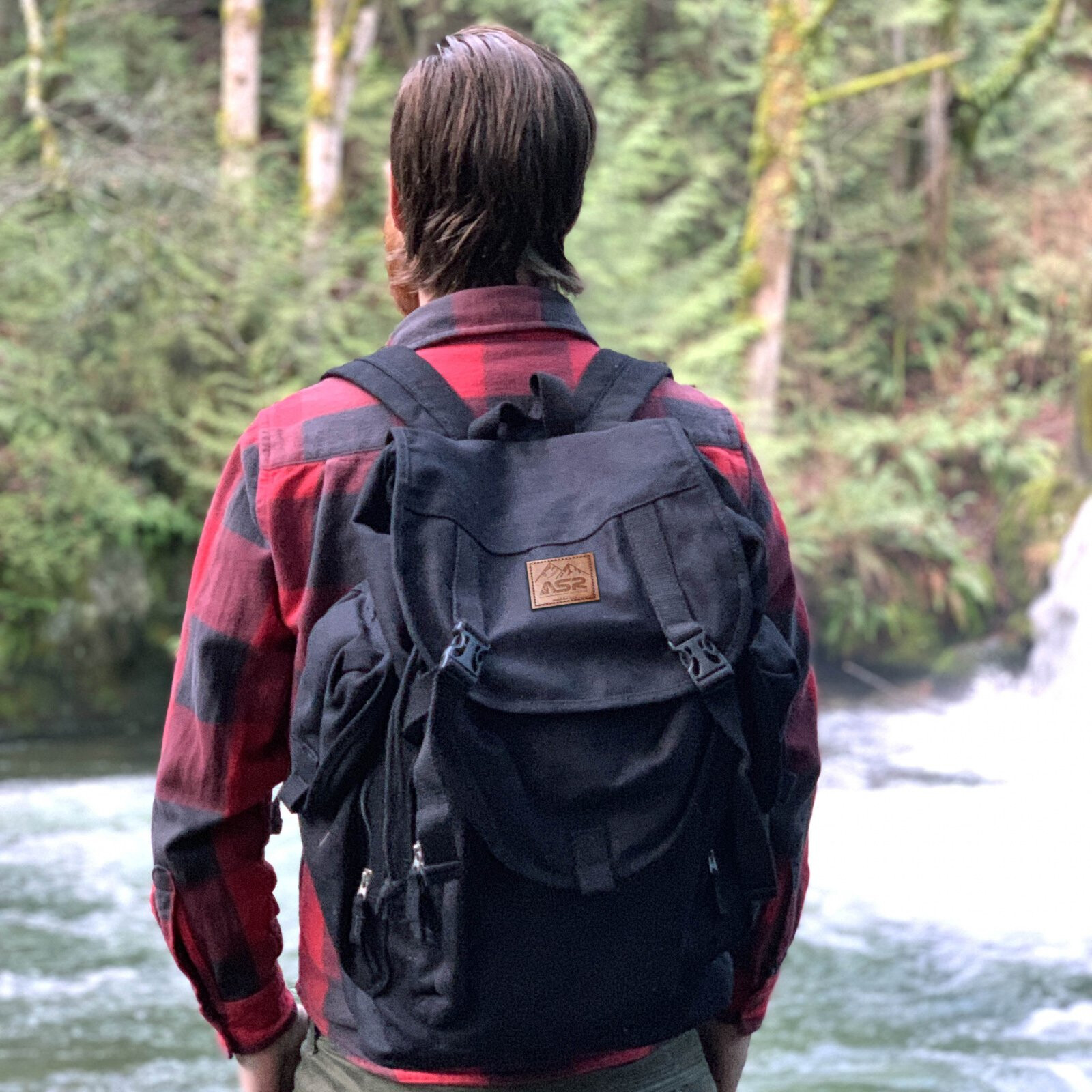 ASR Outdoor Deluxe 50" Aluminum Folding Sluice Box Gold Panning Backpack Kit