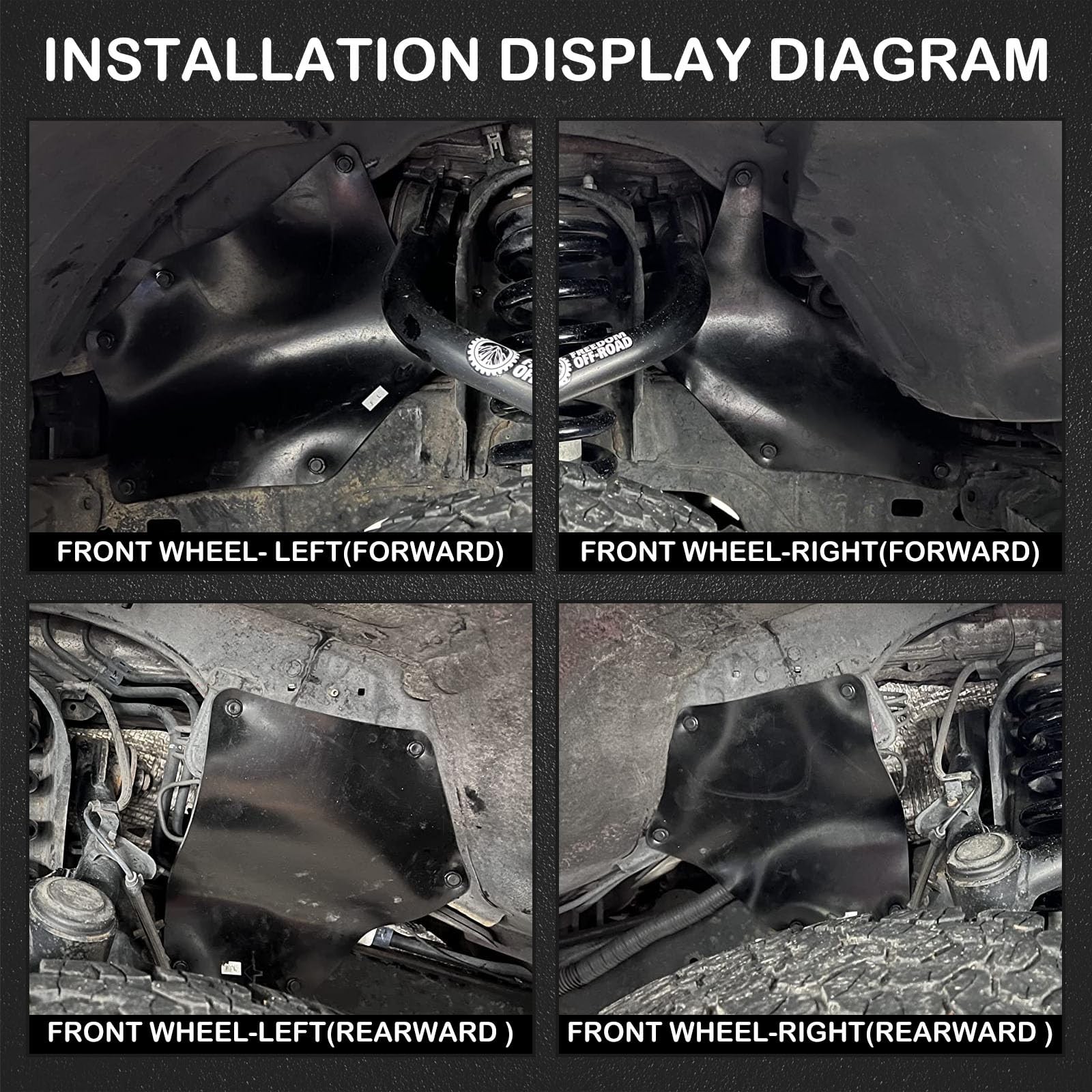 Toyota Tundra Sequoia Fender Liner Splash Guard 07-20 Wheel Well Set 53737-0C030