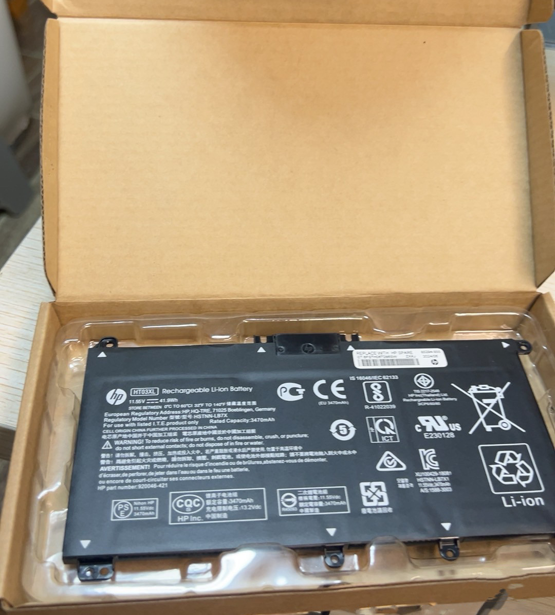 Genuine OEM HT03XL Battery for HP Pavilion L11421-2C2 L11119-855 15-CS 15-DA New