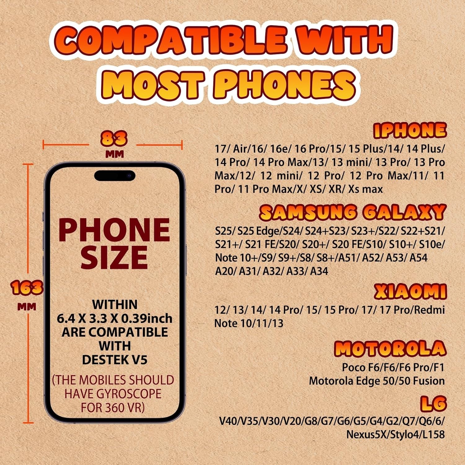 DESTEK V5 VR Headset for Phone with Controller, Anti-Blue light 110° FOV - Black