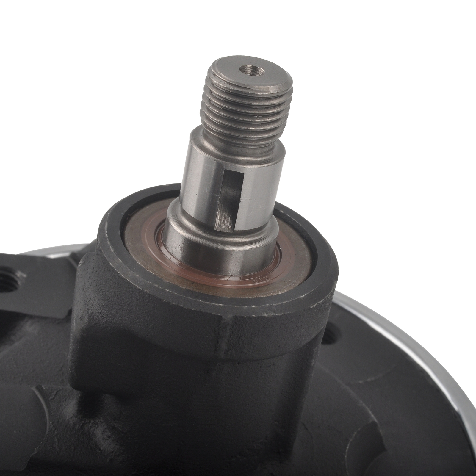 Saginaw Power Steering Pump with Brackers & 2 Groove Pulley Kit V-Belt for Chevy