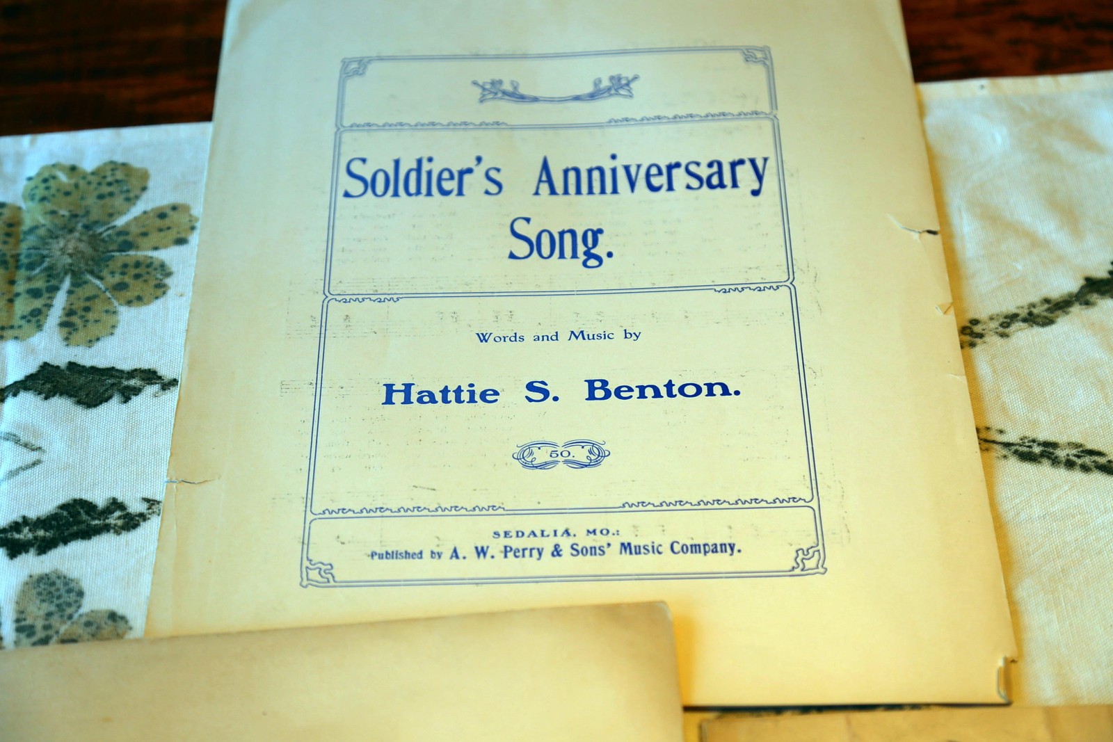 1864 VINTAGE COLLECTION OF CIVIL WAR MUSIC-VERY GOOD CONDITION