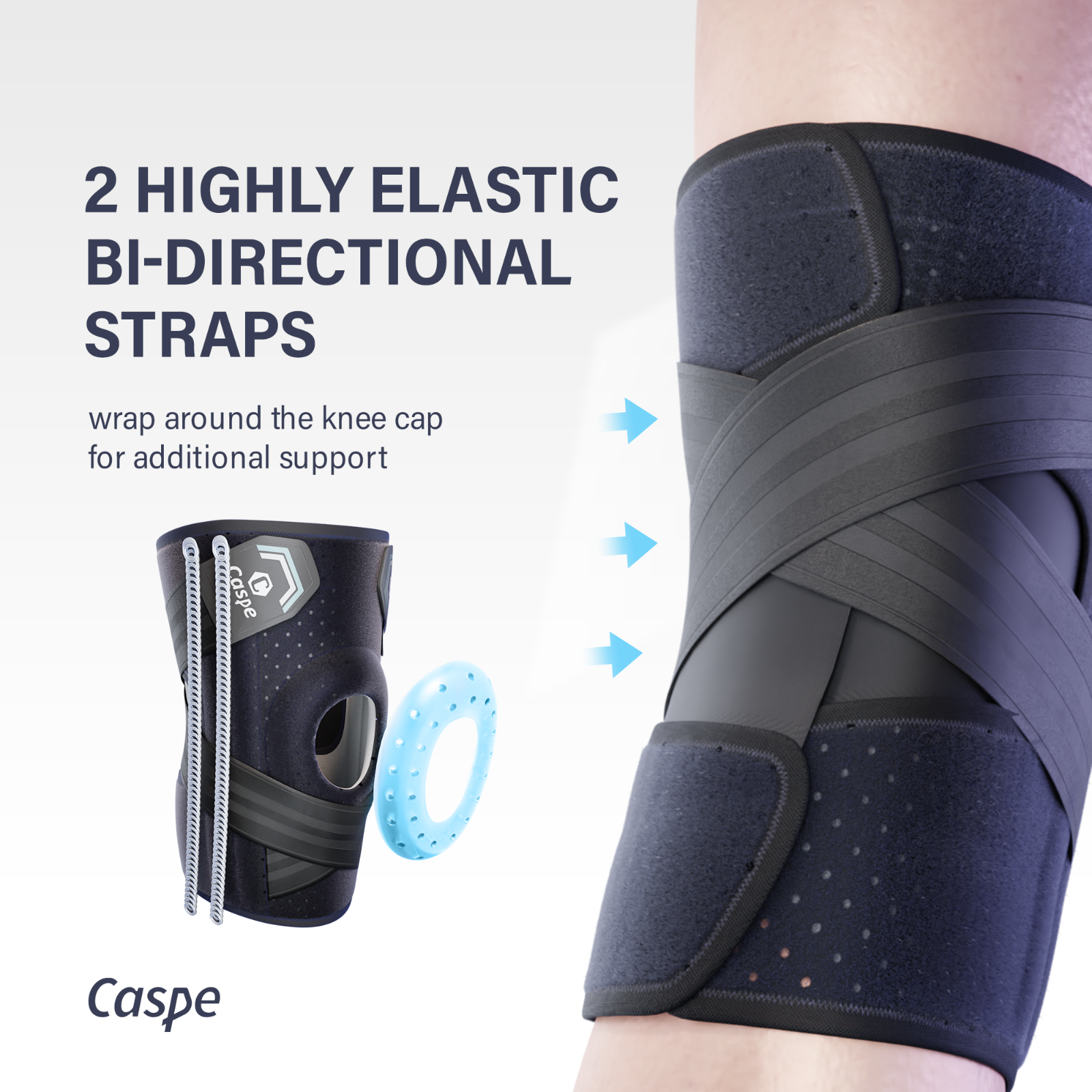 Knee Brace Adjustable Compression Support for Sport Joint Pain Arthritis Relief