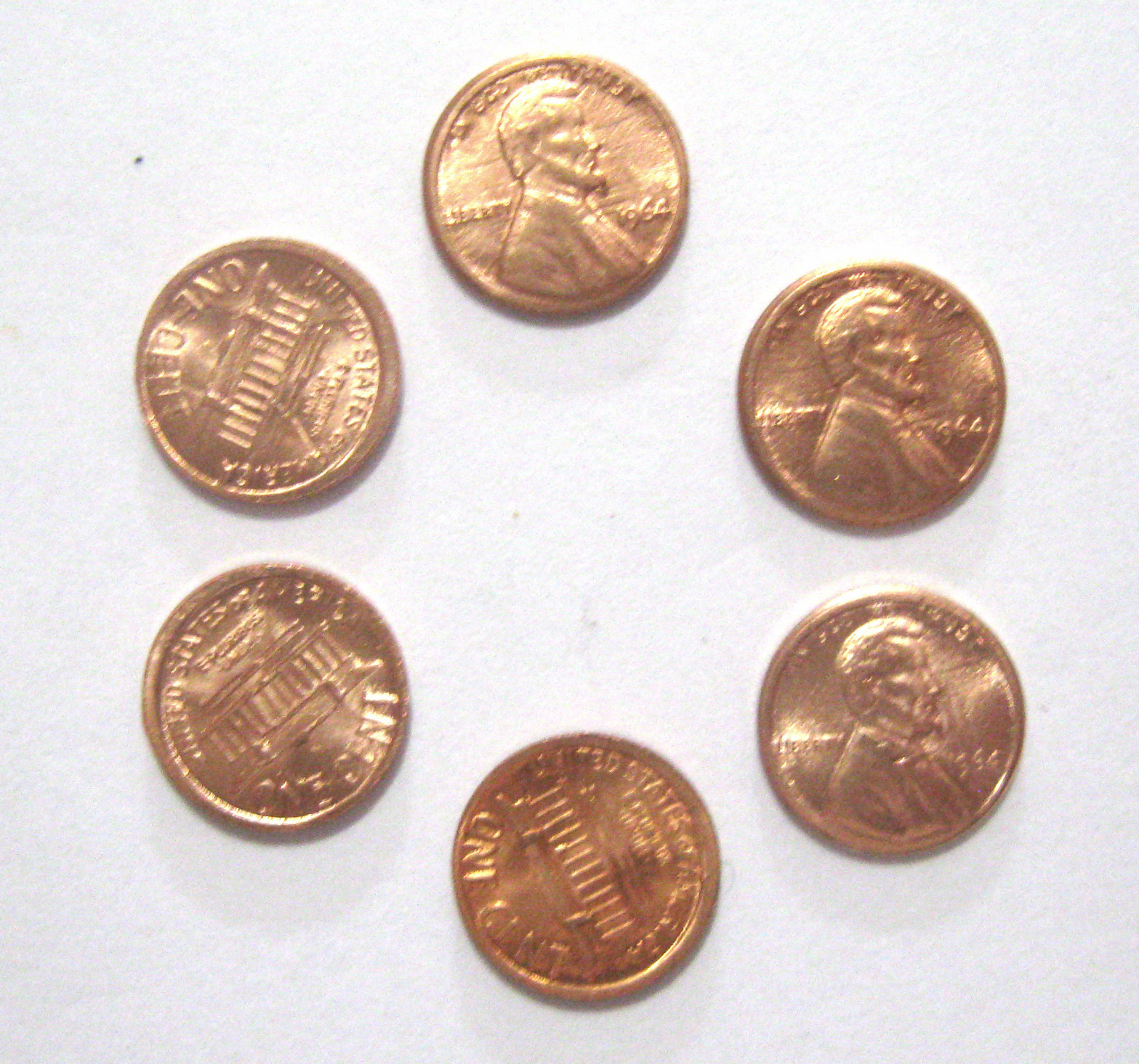 6 Mini Pennys Shrinking Penny Money Joke Coin Magic Trick