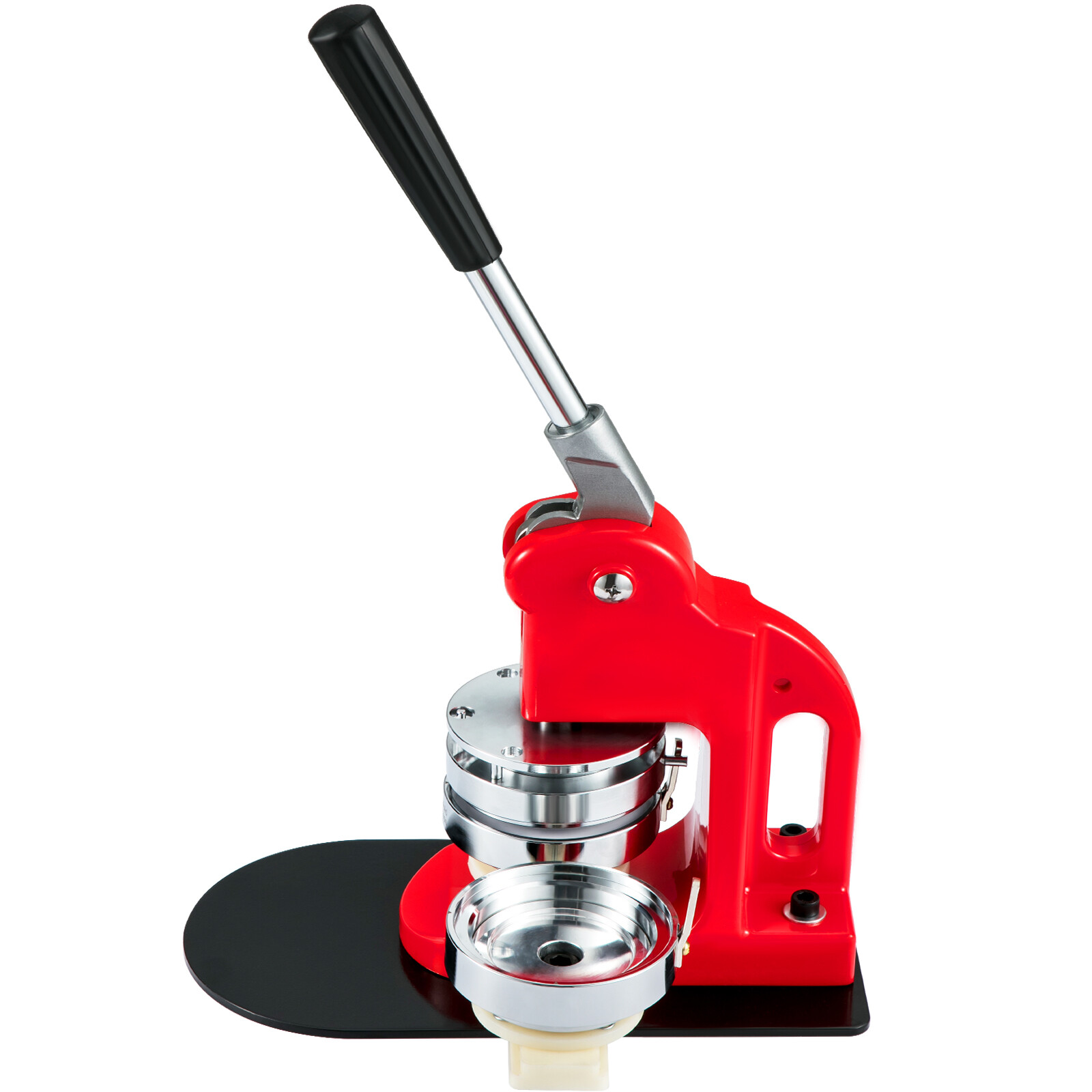 VEVOR Button Maker Machine Badge Pin Machine 2.25" 58MM 500 Free Parts Press Kit