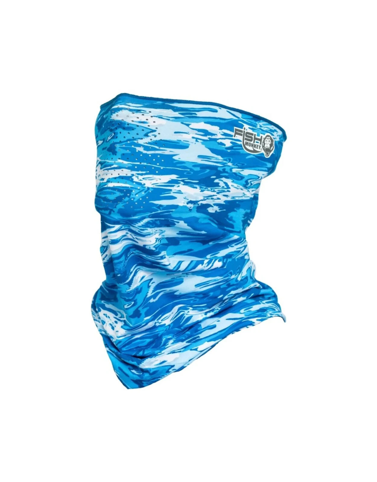 Fish Monkey Fishing Sun Gaiter Performance Mask Face Guard SPF 50+BW Camo |A3