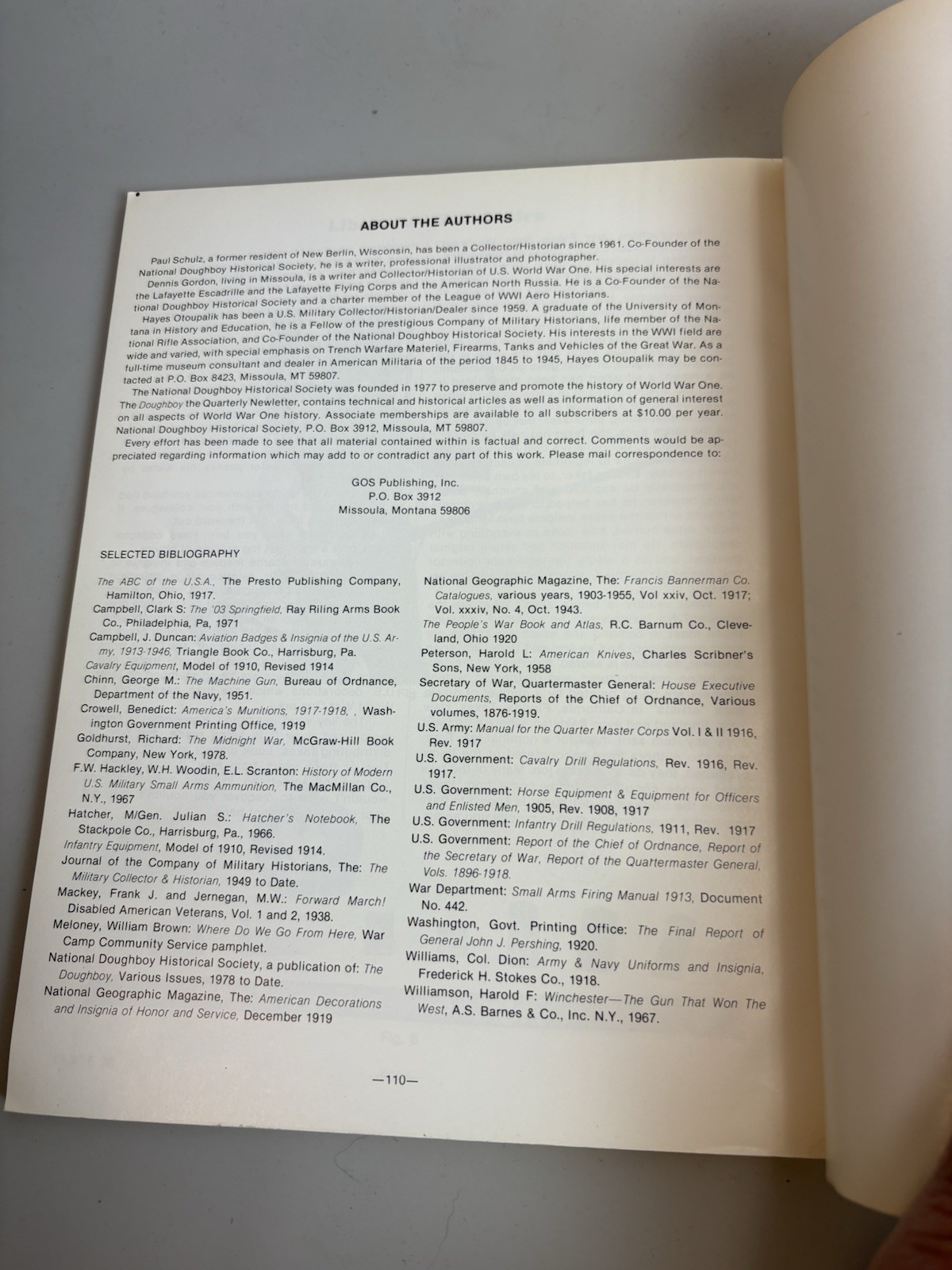 WWI Collectors Handbook Volumes 1 and 2 by Hayes Otoupalik and Dennis Gordon