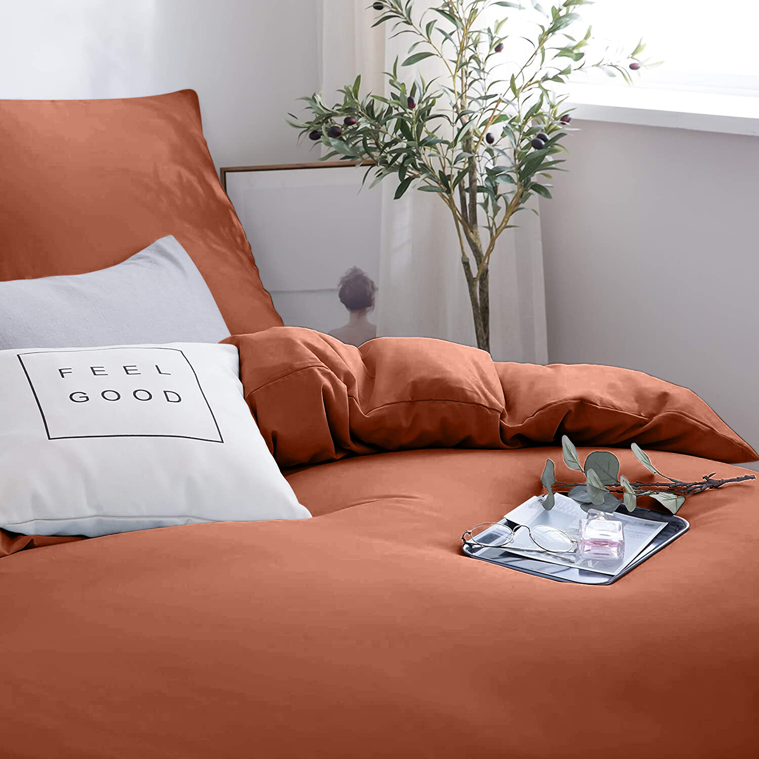 3 Piece Duvet Cover Set 1800 Series Ultra Soft Luxurious Bedding Comforter Cover