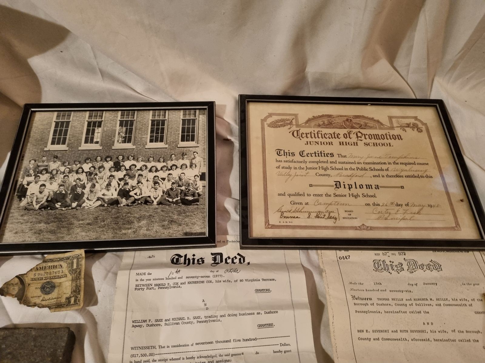 Antique Documents Deeds Letters Military Papers More