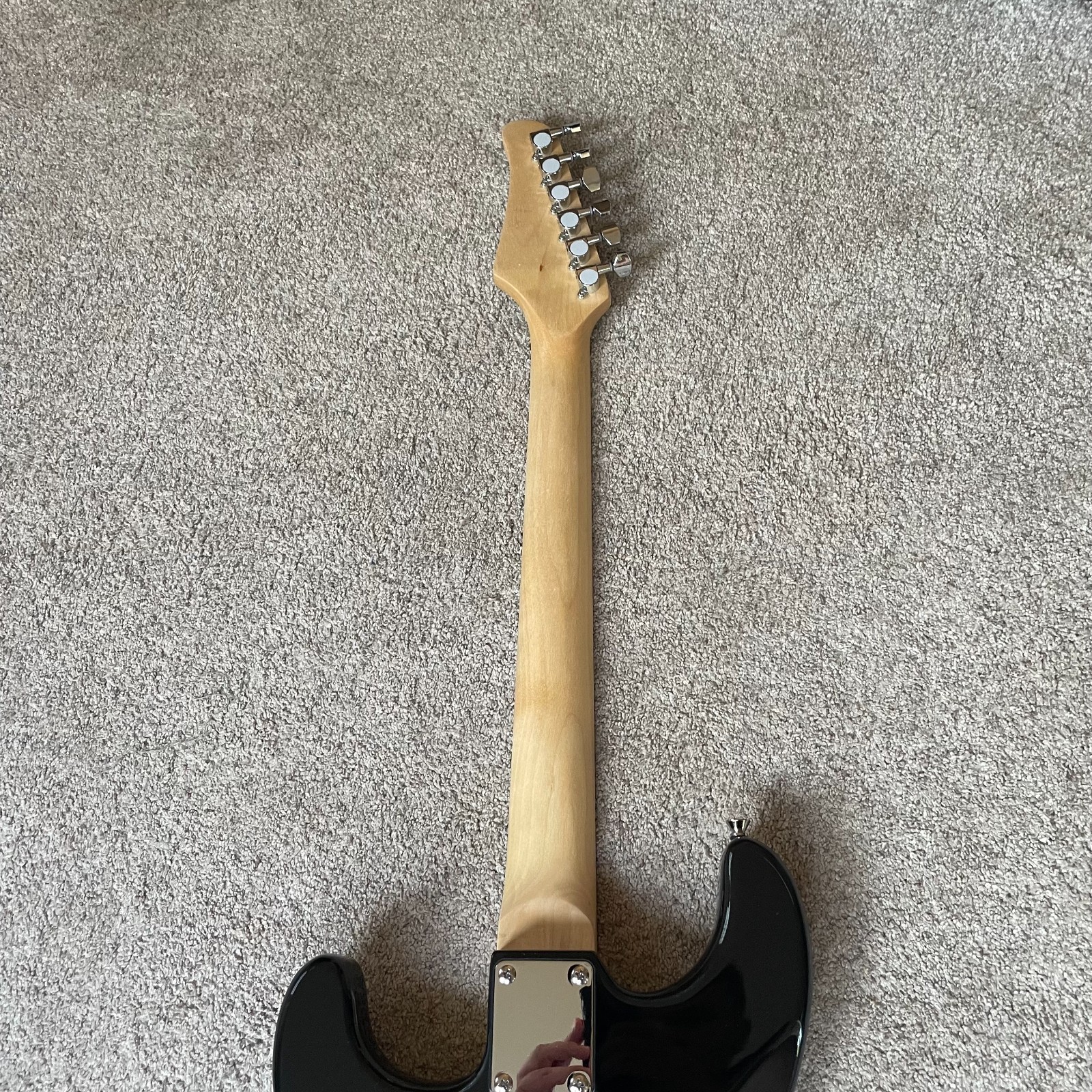 Blue Electric Guitar Starter Package with 20-Watt Amp and Accessories Full-Size