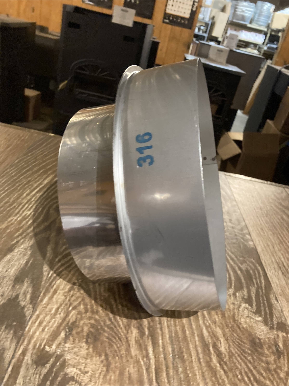 10” X 8” Stainless Steel Stove Pipe Chimney Increaser/Reducer