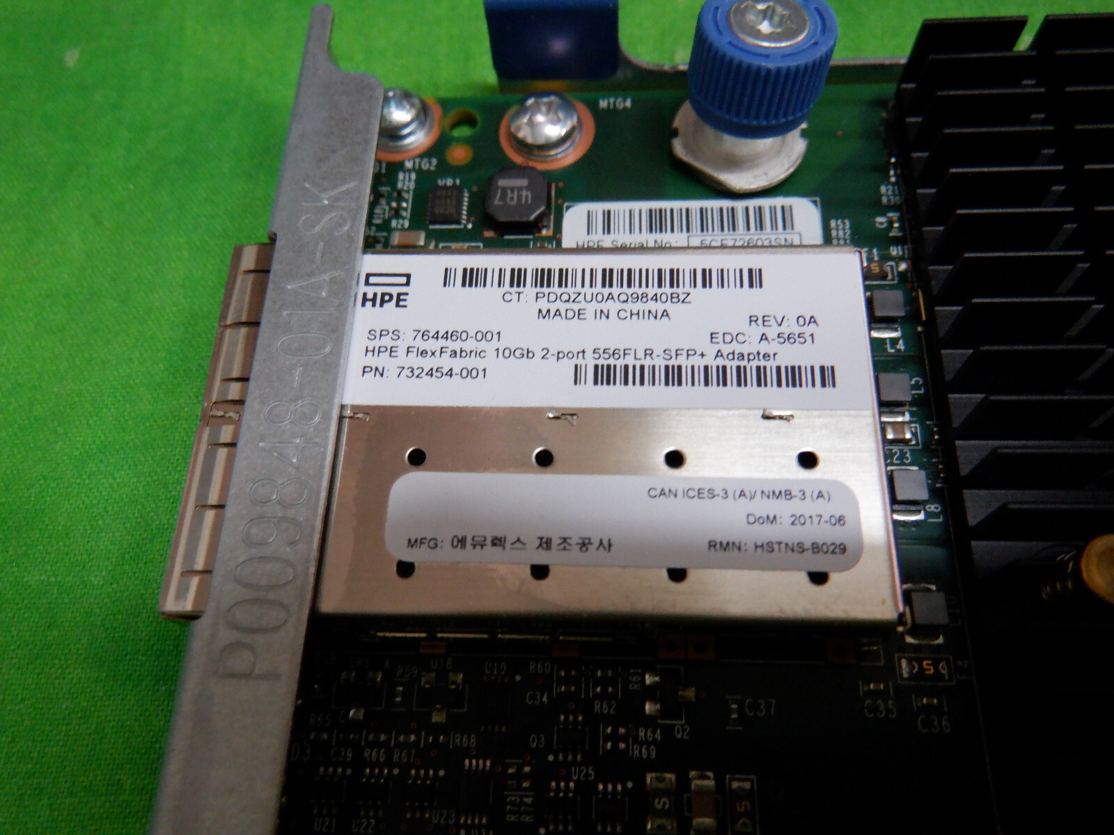 HPE FLEXFABRIC 10GB 2-Port 556FLR-SFP+ 732454-001 764460-001 LOT OF 10