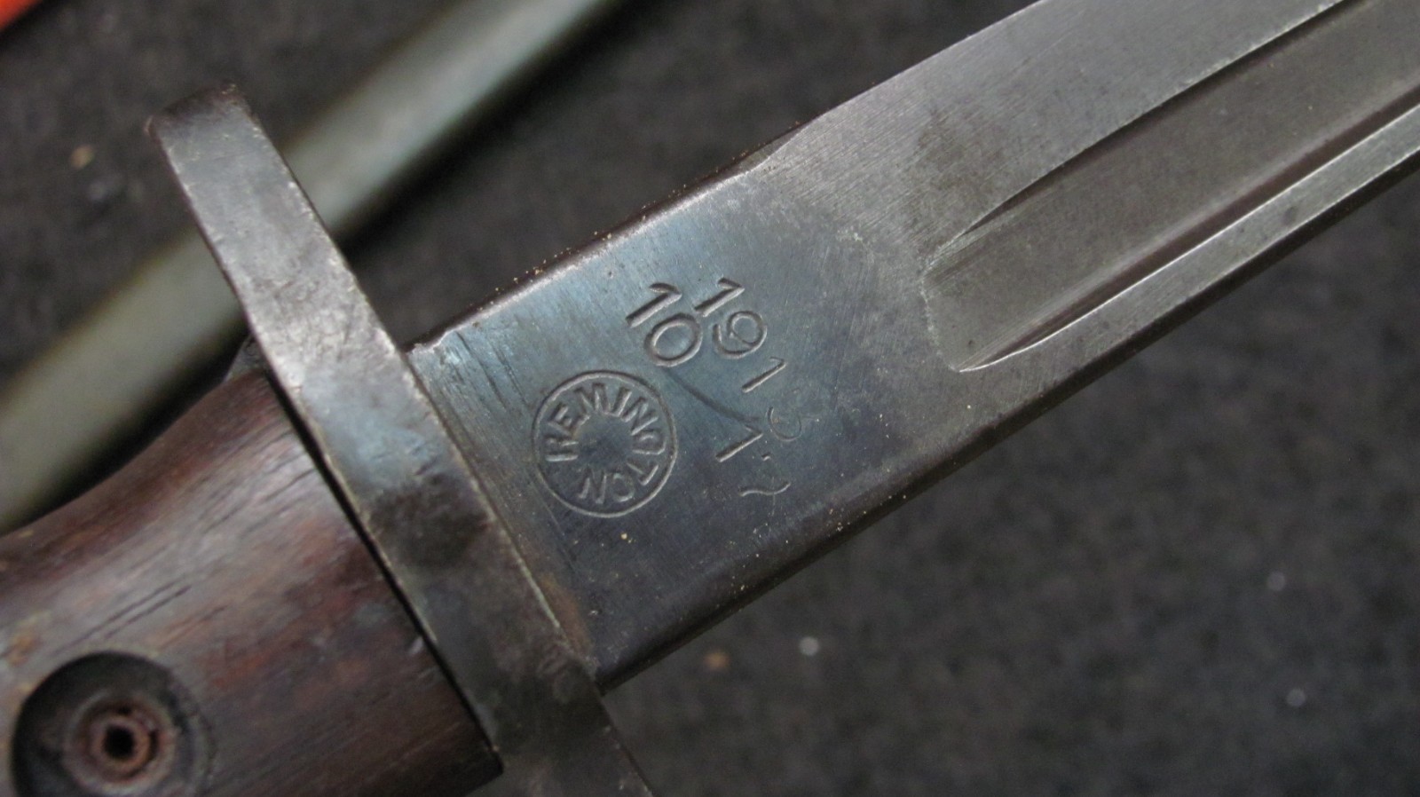 WWI US Army M1917 Enfield Rifle Bayonet w/Scabbard Remington - Trench Shotgun 1