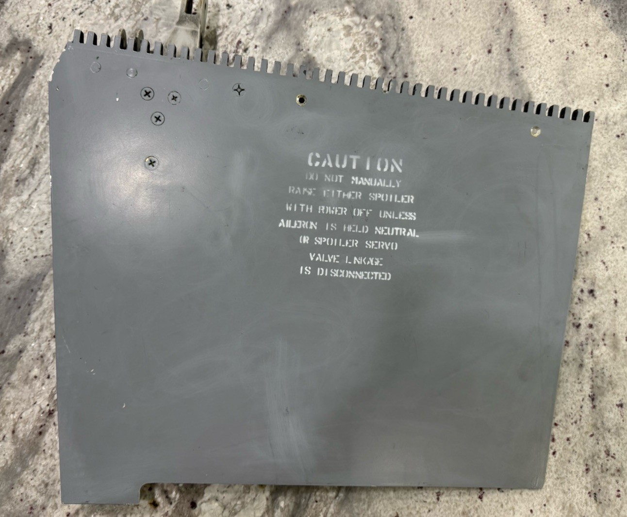 McDonnell Douglas F4 Phantom Center Aileron Panel Fighter Jet USAF F-4 Marine