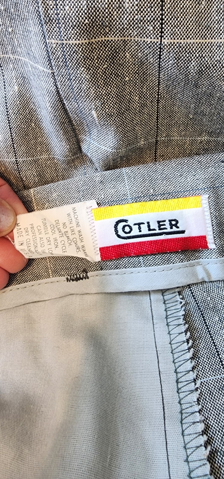 Vintage Cotler Pleated Trousers Late 80s / Early 90s 32/30