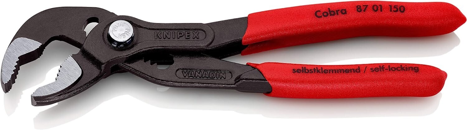 KNIPEX Tools - Cobra Water Pump Pliers (8701150), 6-Inch NEW
