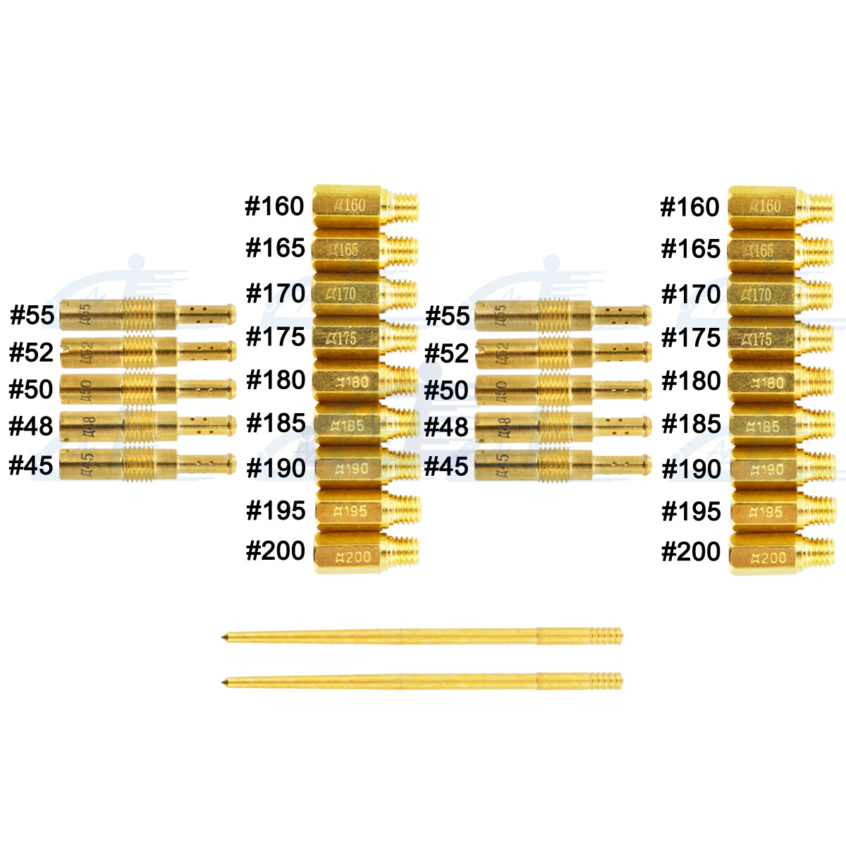 30pcs Carburetor Main Pilot/Slow Jet Needle Kit For Keihin FCR PWK OKO CVK PWM