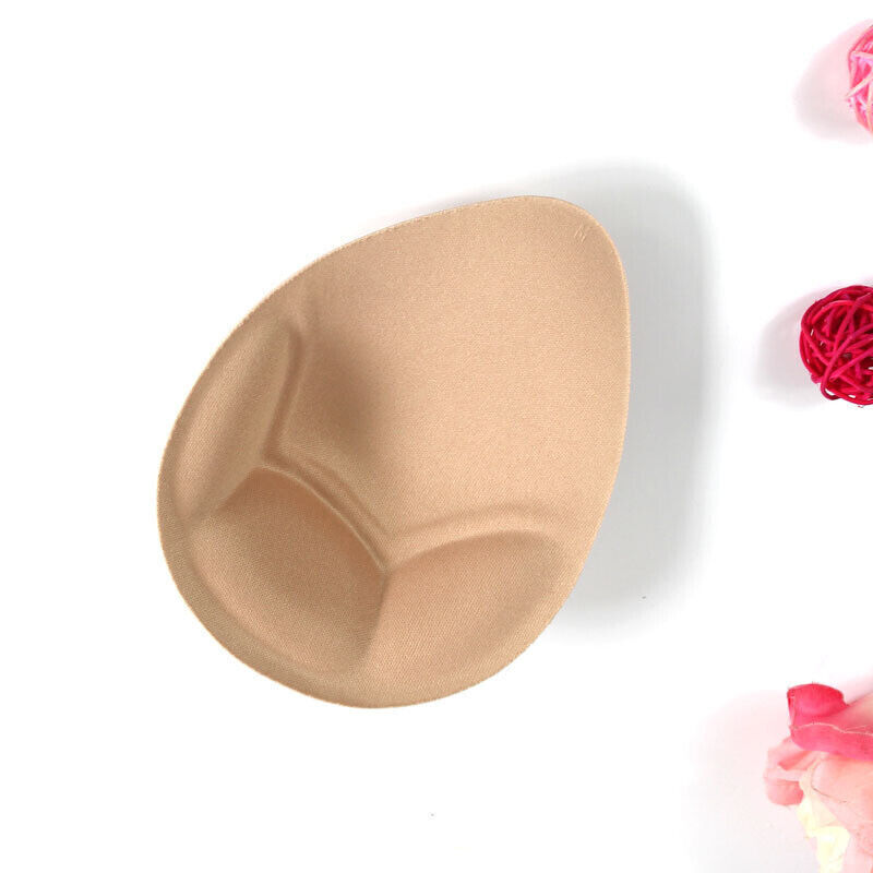 Foam Bra Pad Breast Push Up Inserts Cleavage Enhancer Mastectomy Prosthesis 2PCS