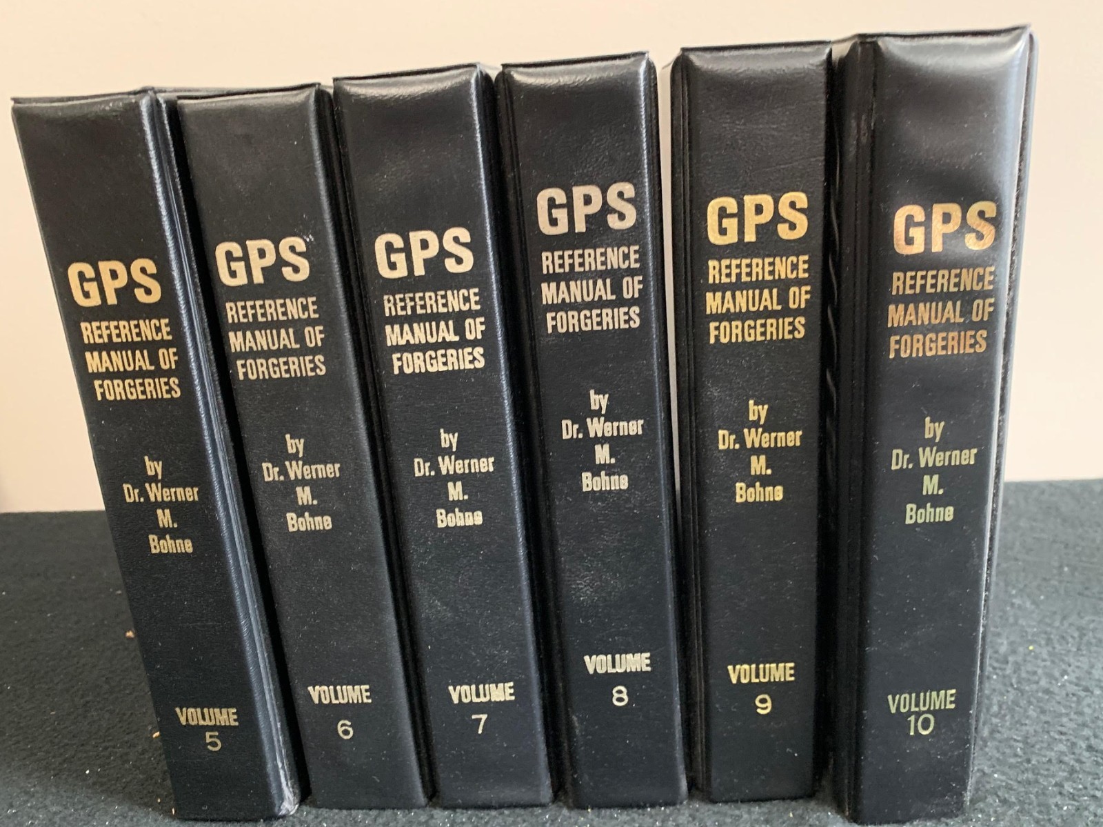 GPS Refernce Manual of (Germany) Forgeries - Dr Werner M Bohne - Vols 5   10