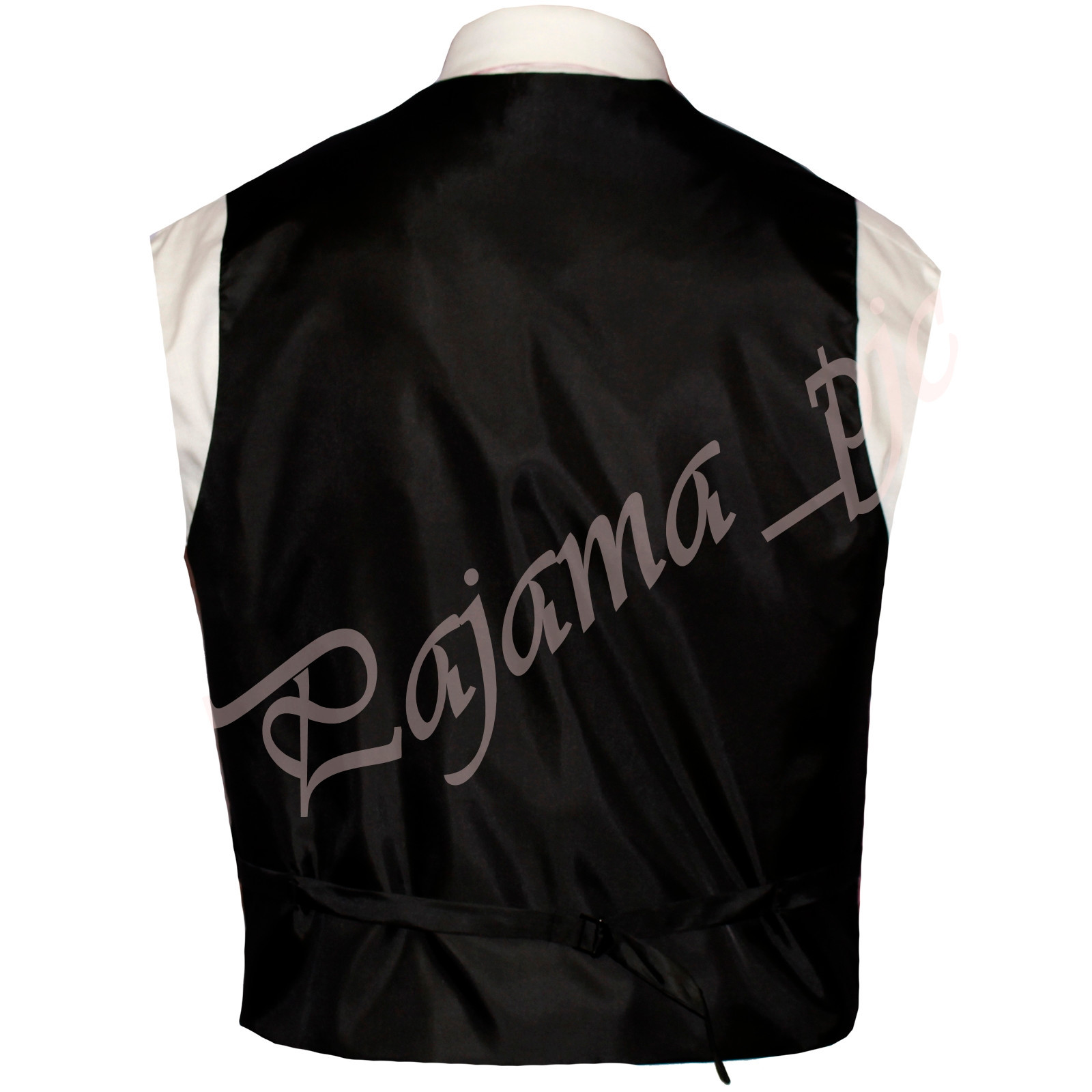 Turquoise Blue Paisley Tuxedo Suit Dress Vest Waistcoat & Bow tie And Hankie Set