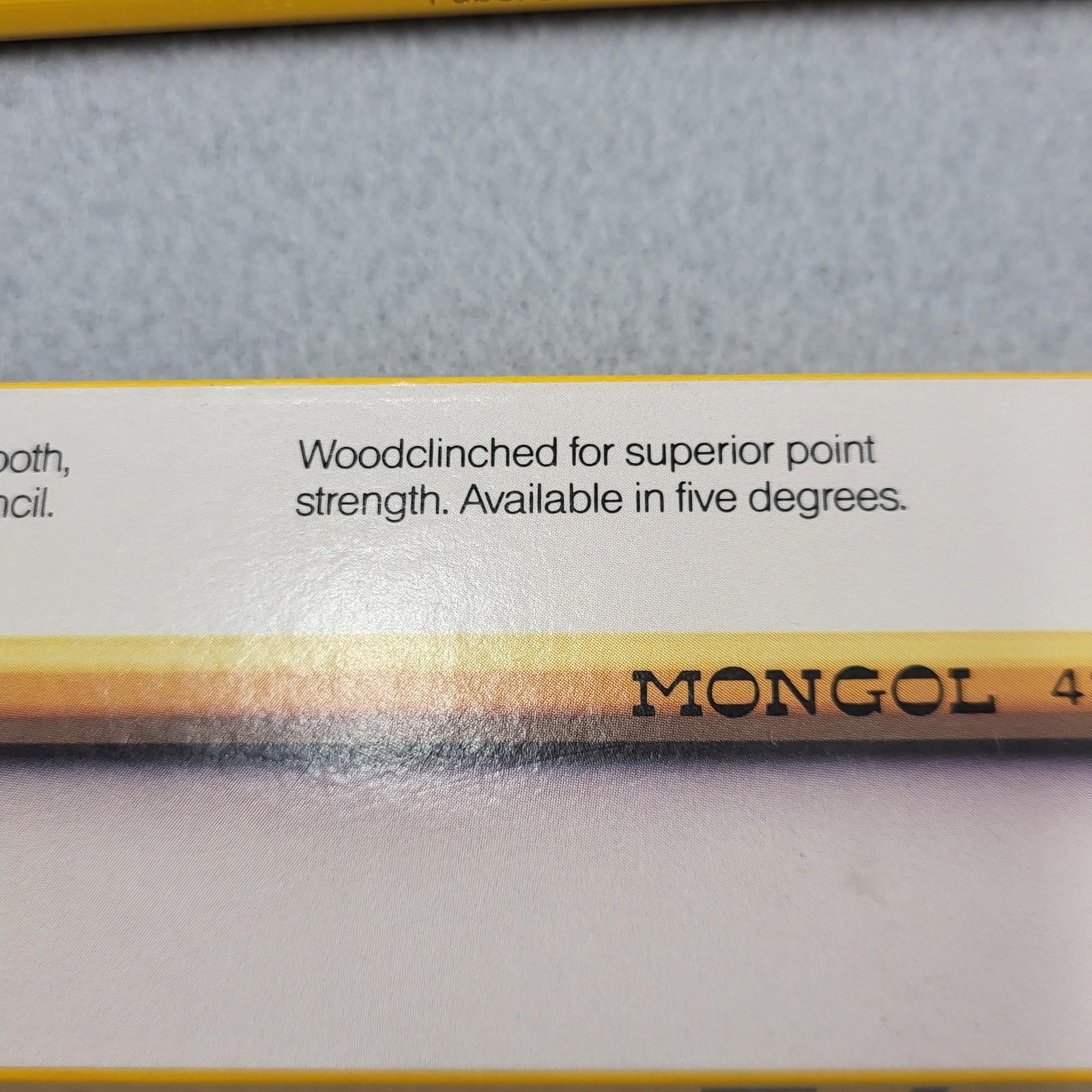 Faber-Castell Mongol 482 #2 Yellow Pencils Lot 12 Medium Soft USA Black Lead
