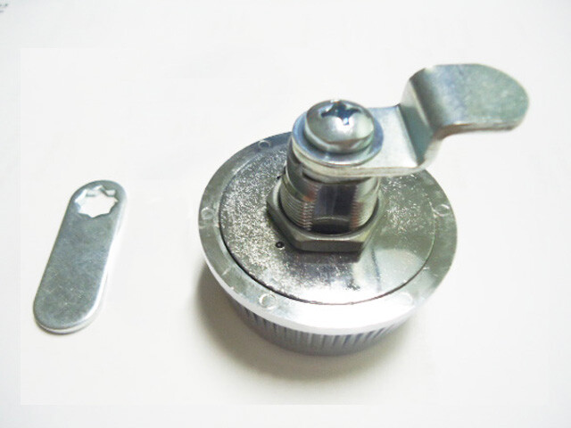 Combi-Cam 7802S 4-Dial Combination Cabinet Lock With 5/8” Cylinder and keys KD