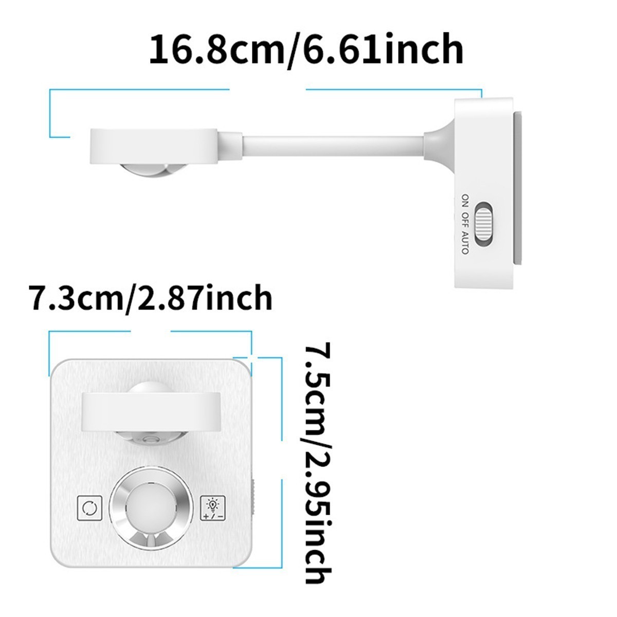Rechargeable LED Spotlight for Indoor, Wireless RGB Spot Light with