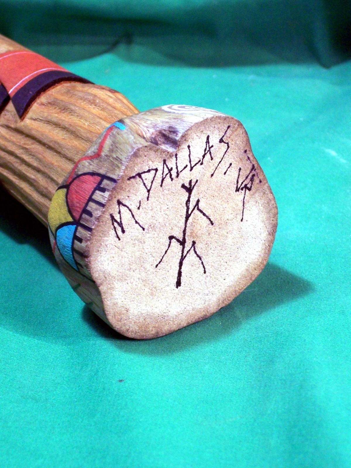 Hopi Kachina Doll - Hano Mana Kachina Sculpture by Martin Dallas - Lovely!