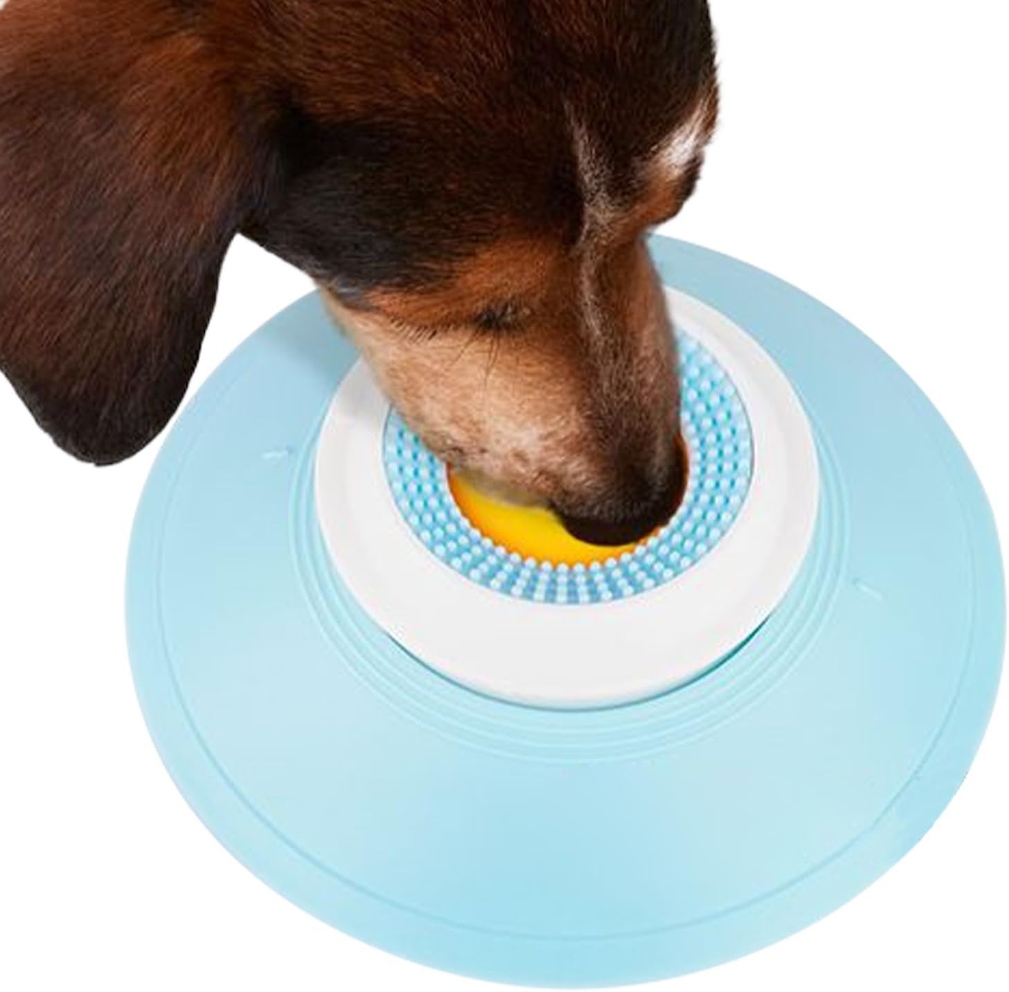 Lick Sphere Bowl for Dogs Cats, Anxieties Relief Slow Feeder Dog Lick Ball Treat